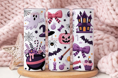 Spooky Cute Halloween 20oz Tumbler Wrap Sublimation DesignSVG 