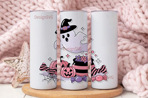 Spooky Cute Halloween 20oz Tumbler Wrap Sublimation DesignSVG 