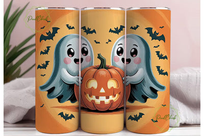 Spooky Cute Halloween 20oz Tumbler Wrap Sublimation PixelChick 