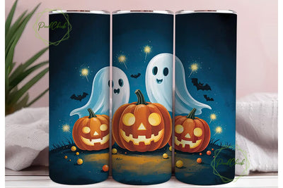 Spooky Cute Halloween 20oz Tumbler Wrap Sublimation PixelChick 