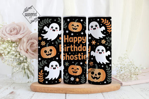 Spooky Cute Halloween 20oz Tumbler Wrap Sublimation sassyprint 