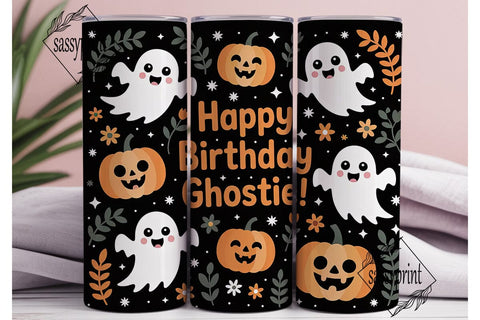 Spooky Cute Halloween 20oz Tumbler Wrap Sublimation sassyprint 