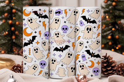 Spooky Cute Halloween Tumbler Wrap Sublimation DesignSVG 