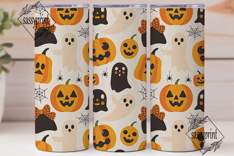Spooky Cute Halloween Tumbler Wrap Sublimation sassyprint 