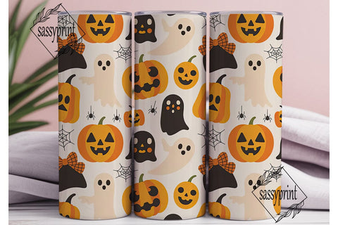 Spooky Cute Halloween Tumbler Wrap Sublimation sassyprint 