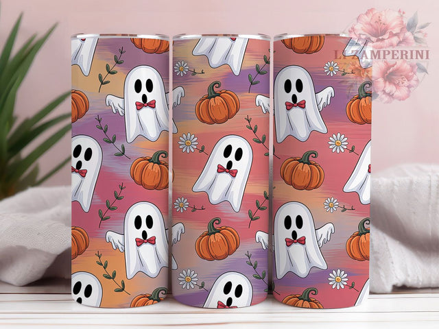 Spooky Cute Kawaii Halloween Tumbler Wrap, Halloween Tumbler Wrap, Cute Pumpkin Tumbler, 20oz Skinny Tumbler Png, Pastel Halloween Png, Spooky Cute Sublimation, Kawaii Halloween Tumbler Sublimation Li Zamperini 