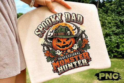 Spooky Dad Monster Hunter Halloween PNG SVG DesignDestine 