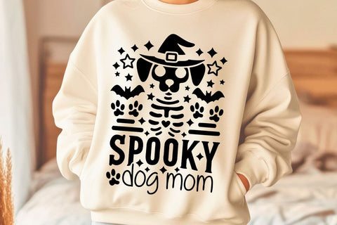 Spooky Dog Mom| Halloween Dog SVG Cutting Files. SVG CosmosFineArt 