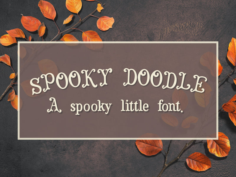Spooky Doodle Halloween Serif Font Font Dots-A-Lot 