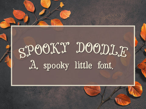 Spooky Doodle Halloween Serif Font Font Dots-A-Lot 