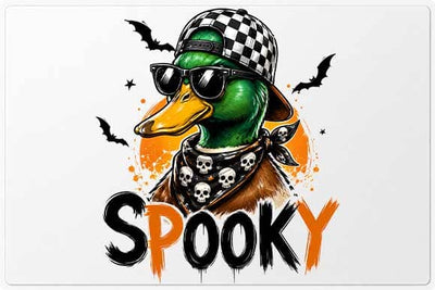Spooky Duck PNG | Halloween Mallard Sublimation Design SVG BillahCrafts 