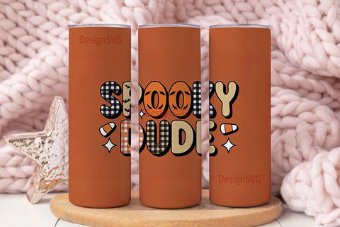 Spooky Dude 20oz Tumbler Wrap Sublimation DesignSVG 