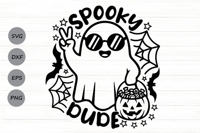 Spooky Dude| Funny Boys Halloween SVG Cutting Files. SVG CosmosFineArt 