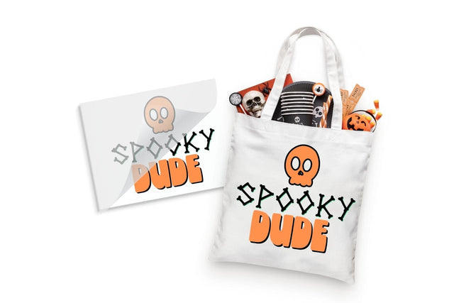 Spooky Dude Halloween DTF Heat Transfer Physical So Fontsy T-Shirt Iron-On Transfer Shop