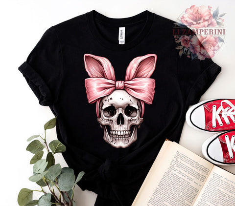 Spooky Easter, Pink Skull, Bunny PNG, Digital Download, Sublimation Design, Halloween Easter, Cute Skull Bunny, Easter Decor Sublimation Li Zamperini 