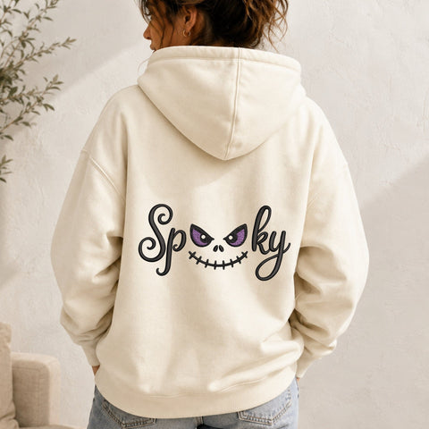 Spooky Face Embroidery Design – Halloween Spooky Eyes Machine Embroidery File, Cute Scary Halloween Design Embroidery/Applique DESIGNS PatternFeed8 
