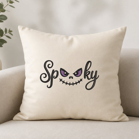 Spooky Face Embroidery Design – Halloween Spooky Eyes Machine Embroidery File, Cute Scary Halloween Design Embroidery/Applique DESIGNS PatternFeed8 