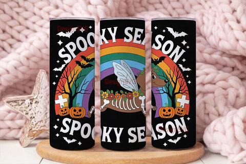 Spooky Fairy Dachshund 20oz Tumbler Wrap Sublimation DesignSVG 