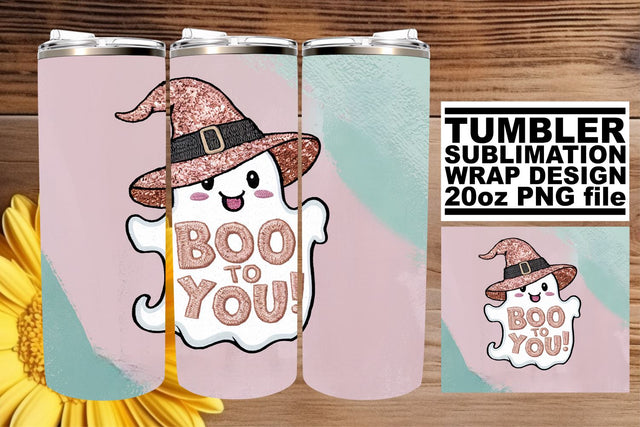 Spooky Fall Pumpkin 20oz Tumbler Sublimation Halloween Wrap Sublimation afrosvg 
