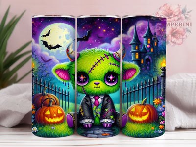 Spooky Farm Highland Cow Halloween Tumbler, Highland Cow Halloween Mug, Cute Cow Art, 20Oz Tumbler Wrap, Sublimation Design, Rustic Halloween Drinkware, Farm Animal Fall Print Sublimation Li Zamperini 