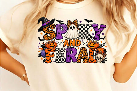 Spooky Feral PNG, Funny Halloween PNG Sublimation SVGista 