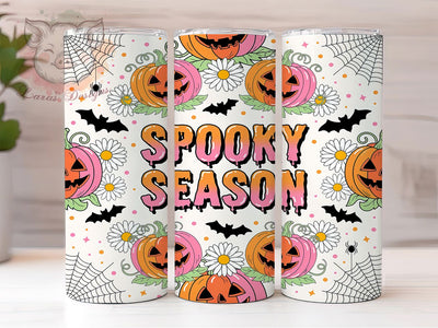 Spooky Floral Pattern 20oz Tumbler, Halloween Tumbler, Spooky Floral, Gothic Flowers, Sublimation Wrap, 20oz Tumbler, Creepy Aesthetic, Dark Floral Sublimation Lara' s Designs 