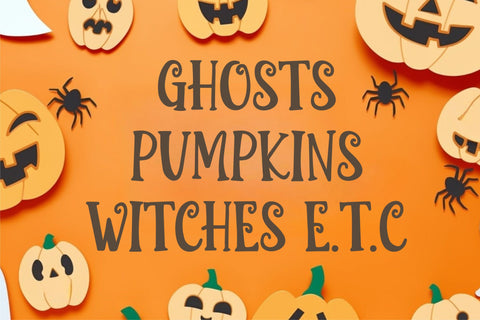 Spooky Font Family with Doodles | 3 Styles – Regular, Bold & Doodles | Halloween Digital Font for Crafts & Designs SVG TonisArtStudio 