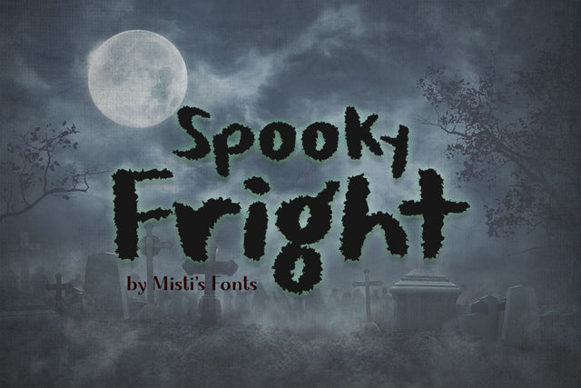 Spooky Fright Font Misti's Fonts 