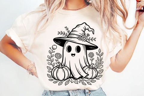 Spooky Ghost Halloween PNG Designs Sublimation Shahin alam 