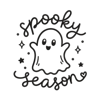 Spooky Ghost Machine Embroidery Design for 5x7 6x10 8x8 Digital File Embroidery/Applique DESIGNS Nino Nadaraia 