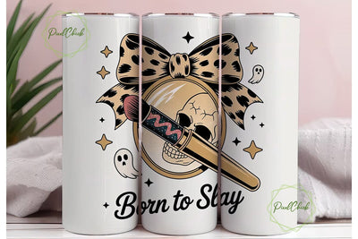 Spooky Glam Halloween 20oz Tumbler Wrap Sublimation PixelChick 