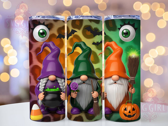 Spooky Gnome Halloween Tumbler Wrap, Halloween Tumbler, 20oz Skinny Tumbler, Spooky Season Png, Sublimation Design, Tumbler Wrap Download, Halloween Gnome Png Sublimation SvggirlplusArt 