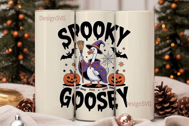 Spooky Goosey 20oz Tumbler Design Sublimation DesignSVG 