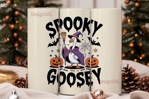 Spooky Goosey 20oz Tumbler Design Sublimation DesignSVG 