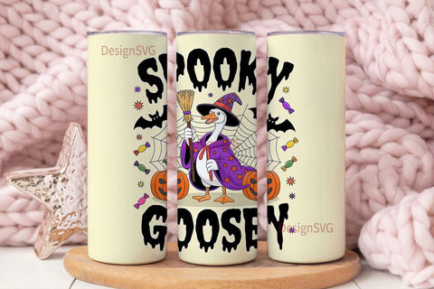 Spooky Goosey 20oz Tumbler Design Sublimation DesignSVG 