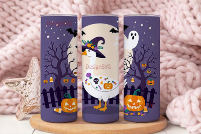 Spooky Goosey 20oz Tumbler Wrap Sublimation DesignSVG 