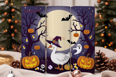 Spooky Goosey 20oz Tumbler Wrap Sublimation DesignSVG 