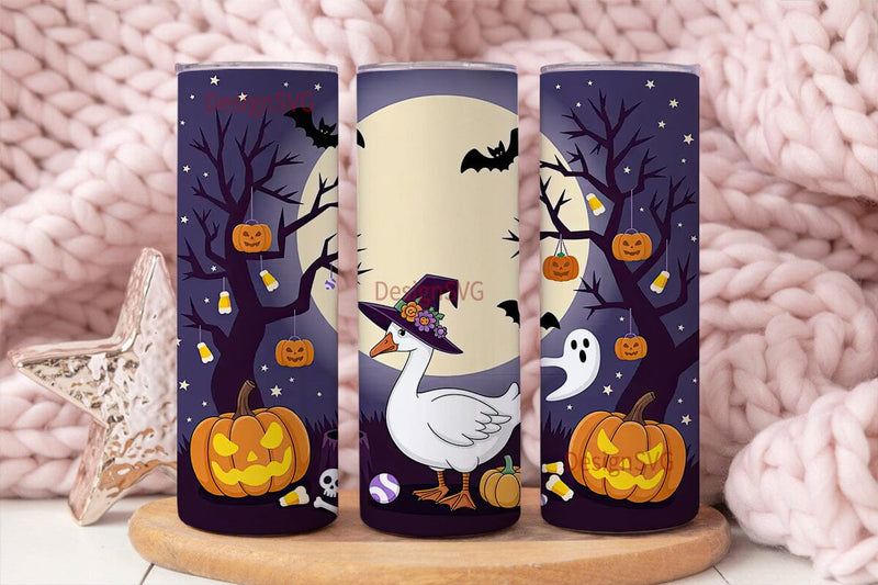 Spooky Goosey 20oz Tumbler Wrap Sublimation DesignSVG 