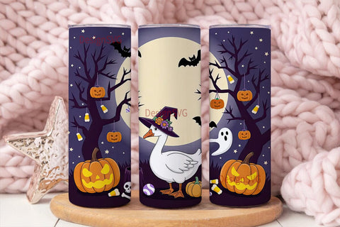Spooky Goosey 20oz Tumbler Wrap Sublimation DesignSVG 