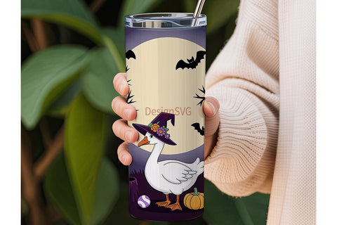 Spooky Goosey 20oz Tumbler Wrap Sublimation DesignSVG 