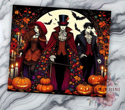 Spooky Halloween 20oz Tumbler Wrap PNG, Spooky Tumbler PNG Sublimation Design, Straight & Tapered Tumbler Wrap, Instant Digital Download Sublimation Li Zamperini 