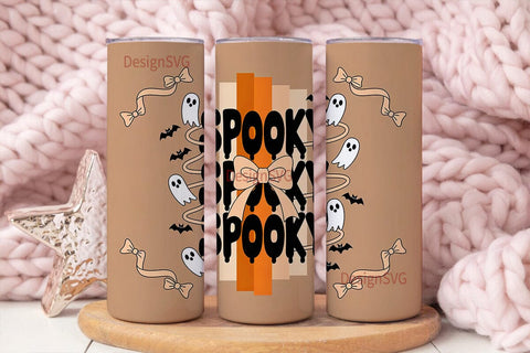 Spooky Halloween 20oz Tumbler Wrap Sublimation DesignSVG 