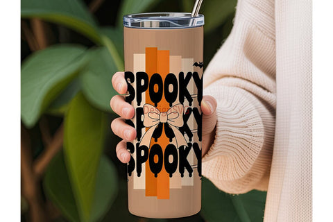 Spooky Halloween 20oz Tumbler Wrap Sublimation DesignSVG 