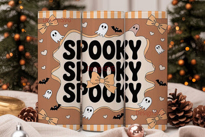 Spooky Halloween 20oz Tumbler Wrap Sublimation DesignSVG 