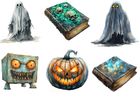 Spooky Halloween Clipart Sublimation SVGista 