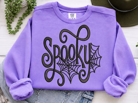 Spooky Halloween Embroidery Design, 4 sizes Embroidery/Applique DESIGNS DesignDestine 