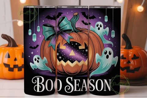Spooky Halloween Pumpkin 20oz Tumbler Sublimation PixelChick 