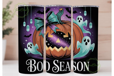 Spooky Halloween Pumpkin 20oz Tumbler Sublimation PixelChick 