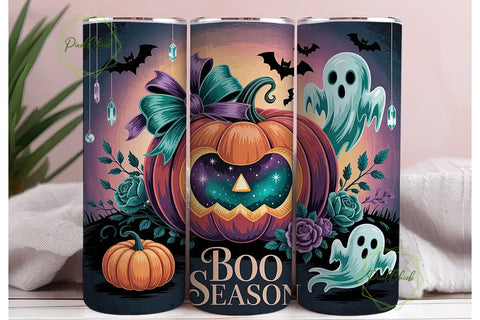 Spooky Halloween Pumpkin 20oz Tumbler Sublimation PixelChick 