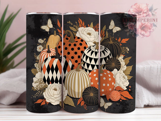 Spooky Halloween Pumpkin Tumbler, Spooky Wrap, 20Oz Tumbler, Sublimation Design, Haunted Vibes, Trick or Treat, Creepy Cute Sublimation Li Zamperini 